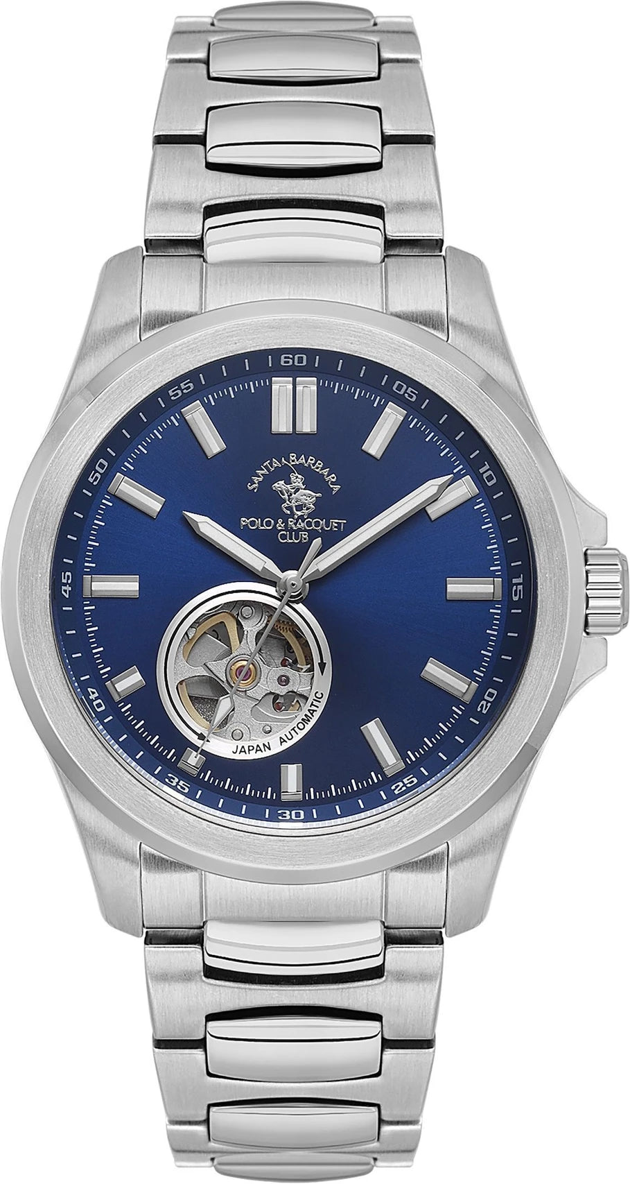 Santa Barbara Polo & Racquet Club Quartz Blue Dial Watch For - Gents SB.1.10629-3