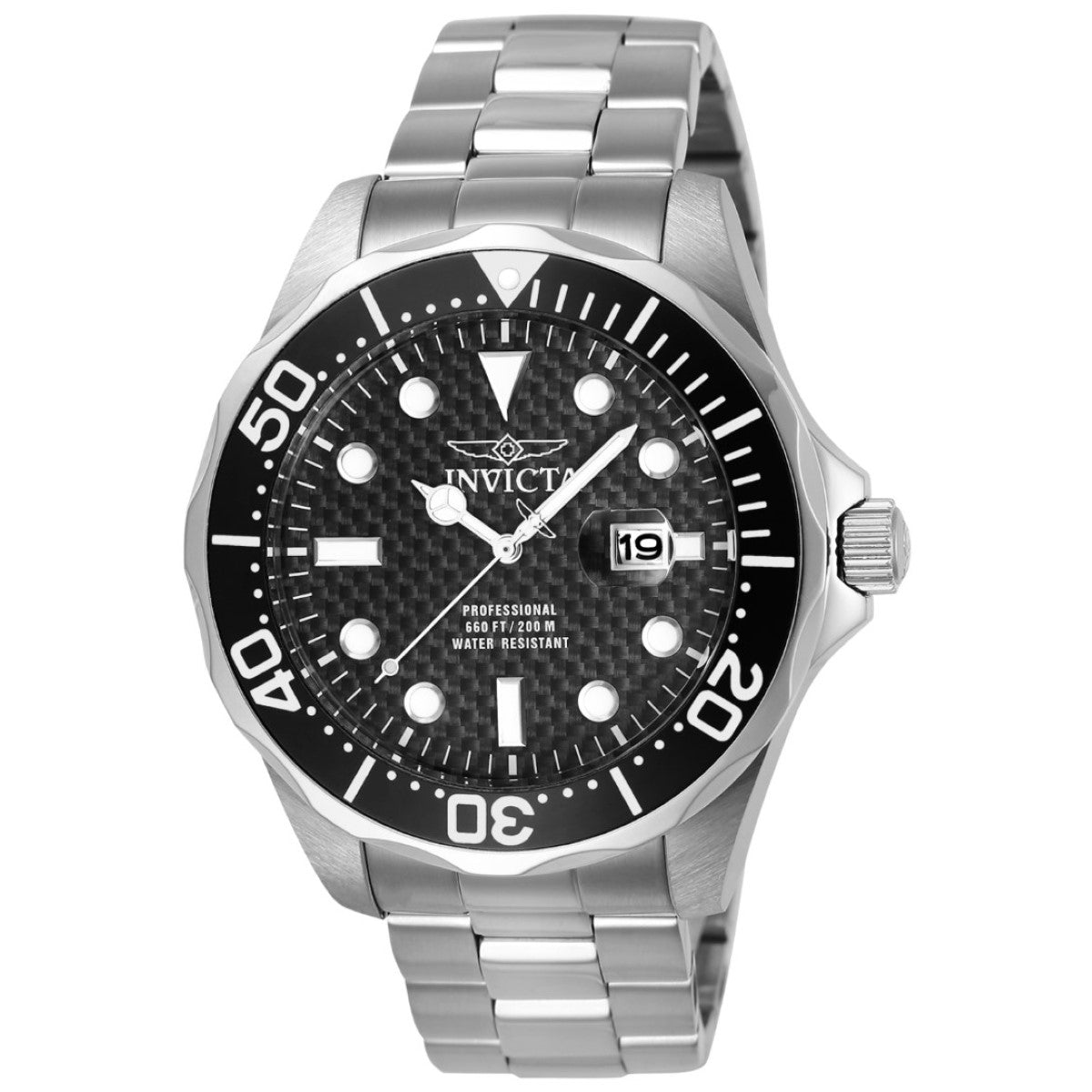 Invicta Pro Diver Analog Black Dial Gents Watch - 12562