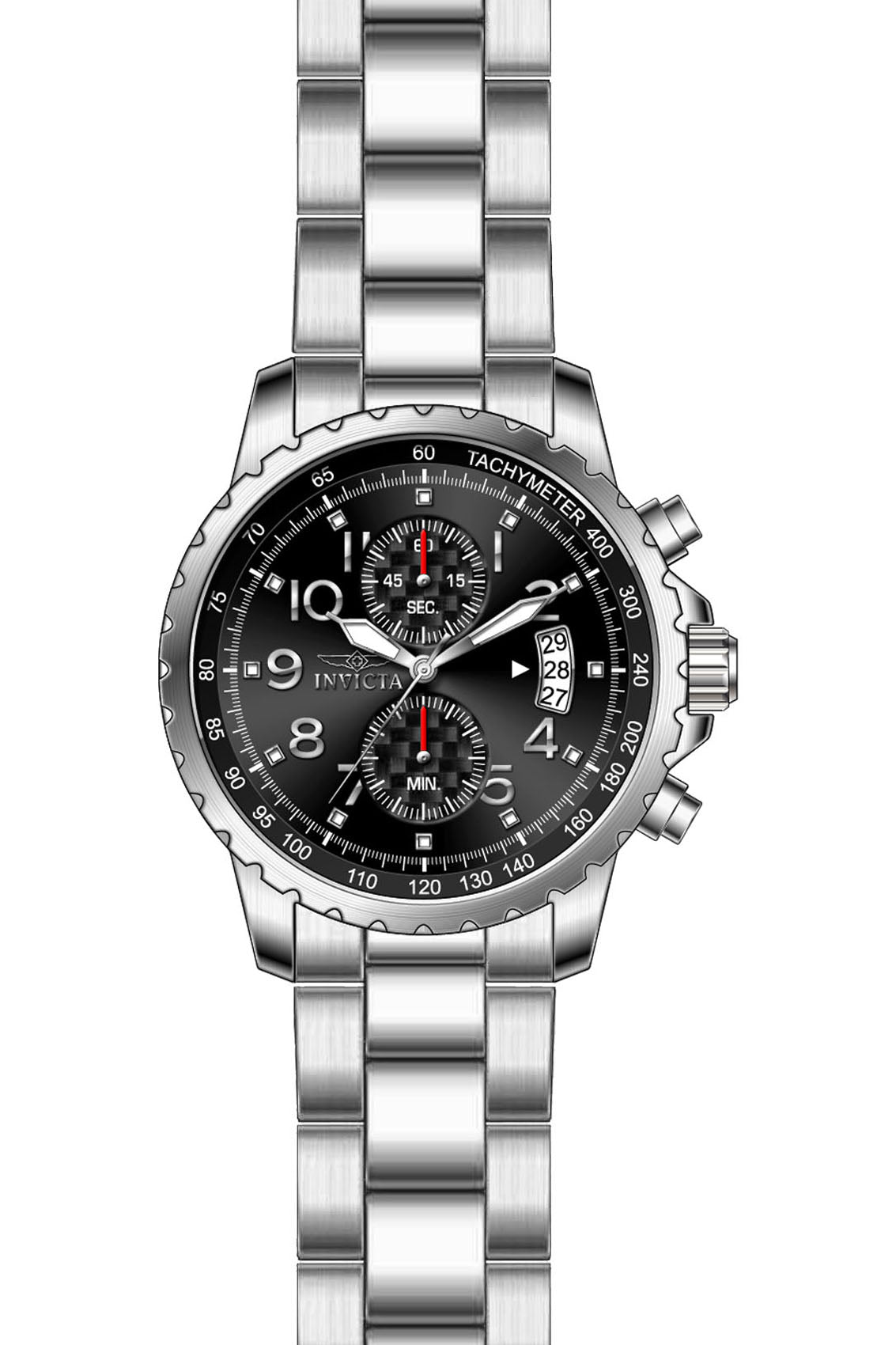 Invicta Specialty Black Dial Mens Watch - 13783
