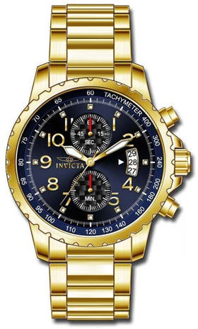 Invicta Analog Blue Dial Mens Quartz Watch - 13785