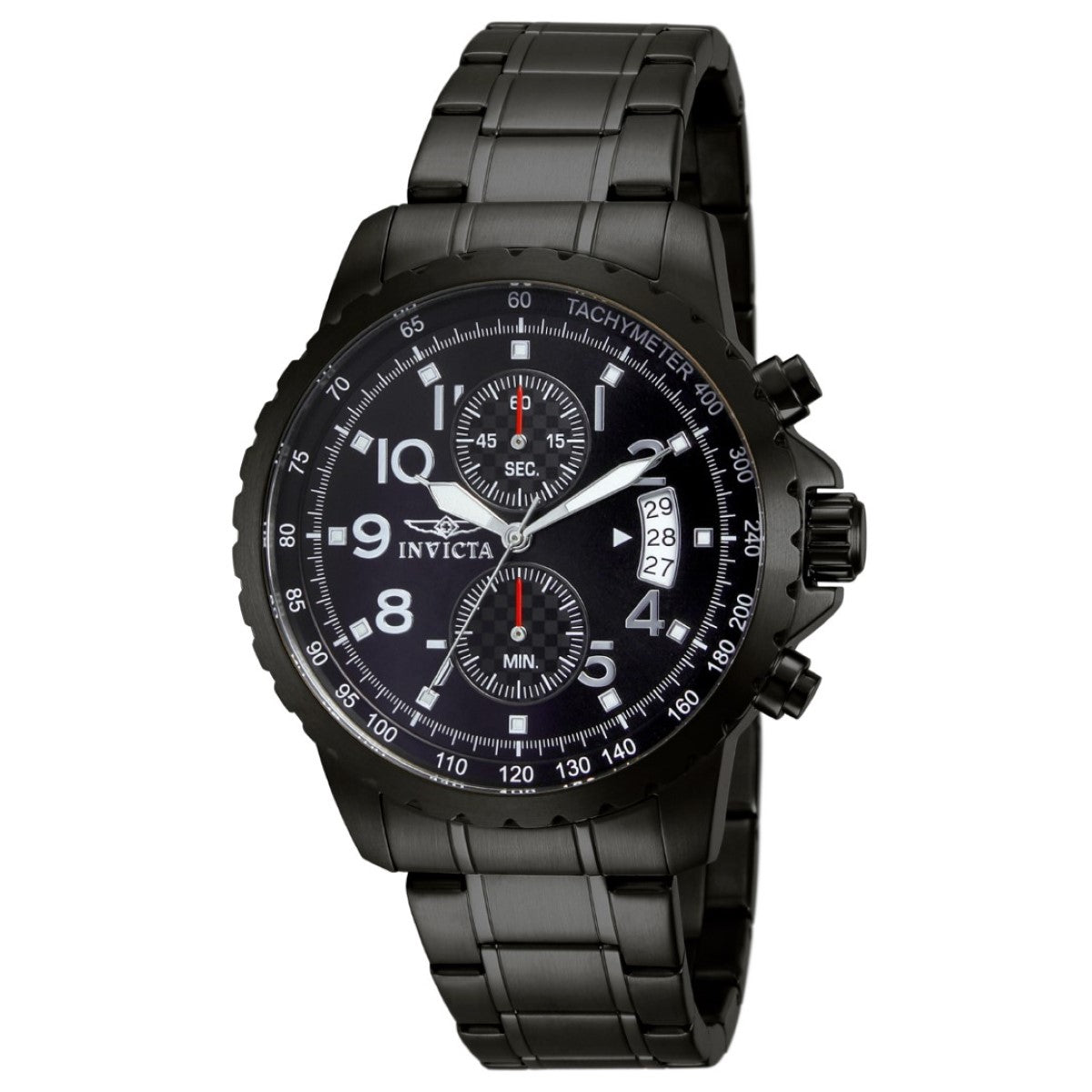 Invicta Specialty Chronograph Black Dial Watch For Mens- 13787