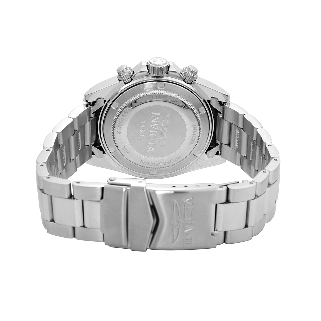 Invicta MenS Silver Stainless Steel Analogue Watch - 14381