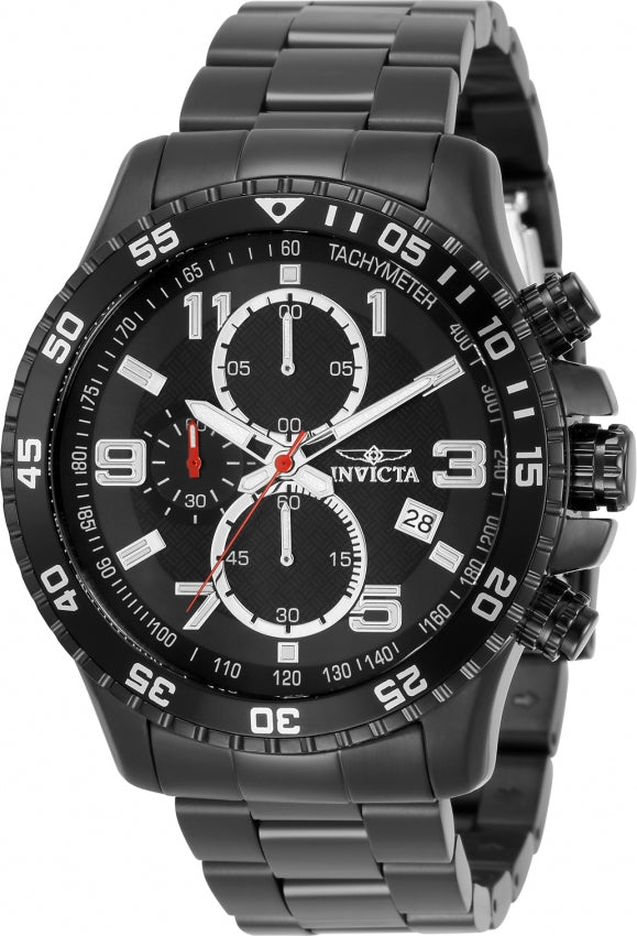 Invicta Specialty Quartz Black Dial Analog Watch For - Gents 14880
