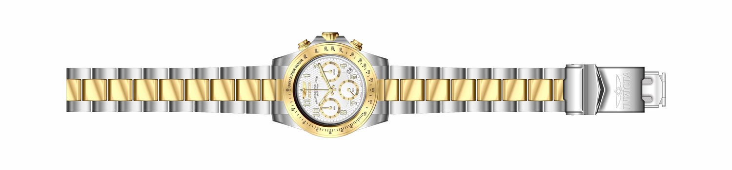 Invicta Speedway Quartz White Dial Watch For Gents - 17026