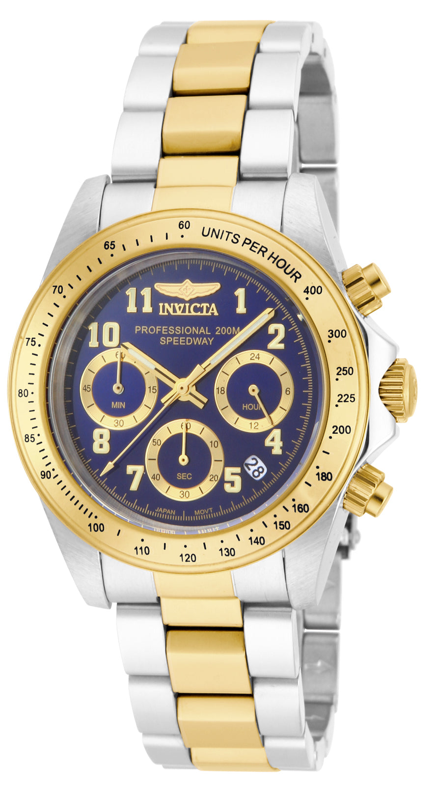 INVICTA Speedway Quartz Movement Blue Analog Dial Watch For Gents- 17028