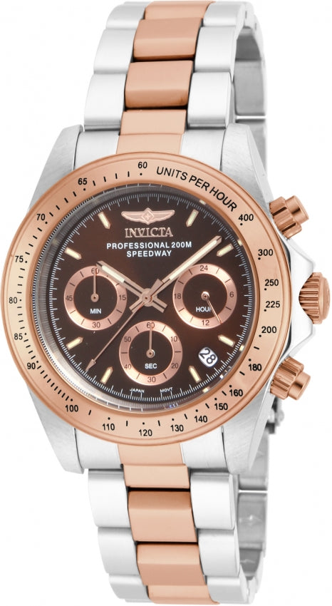 Invicta Speedway Quartz Brown Dial Analog Watch For - Gents 17029