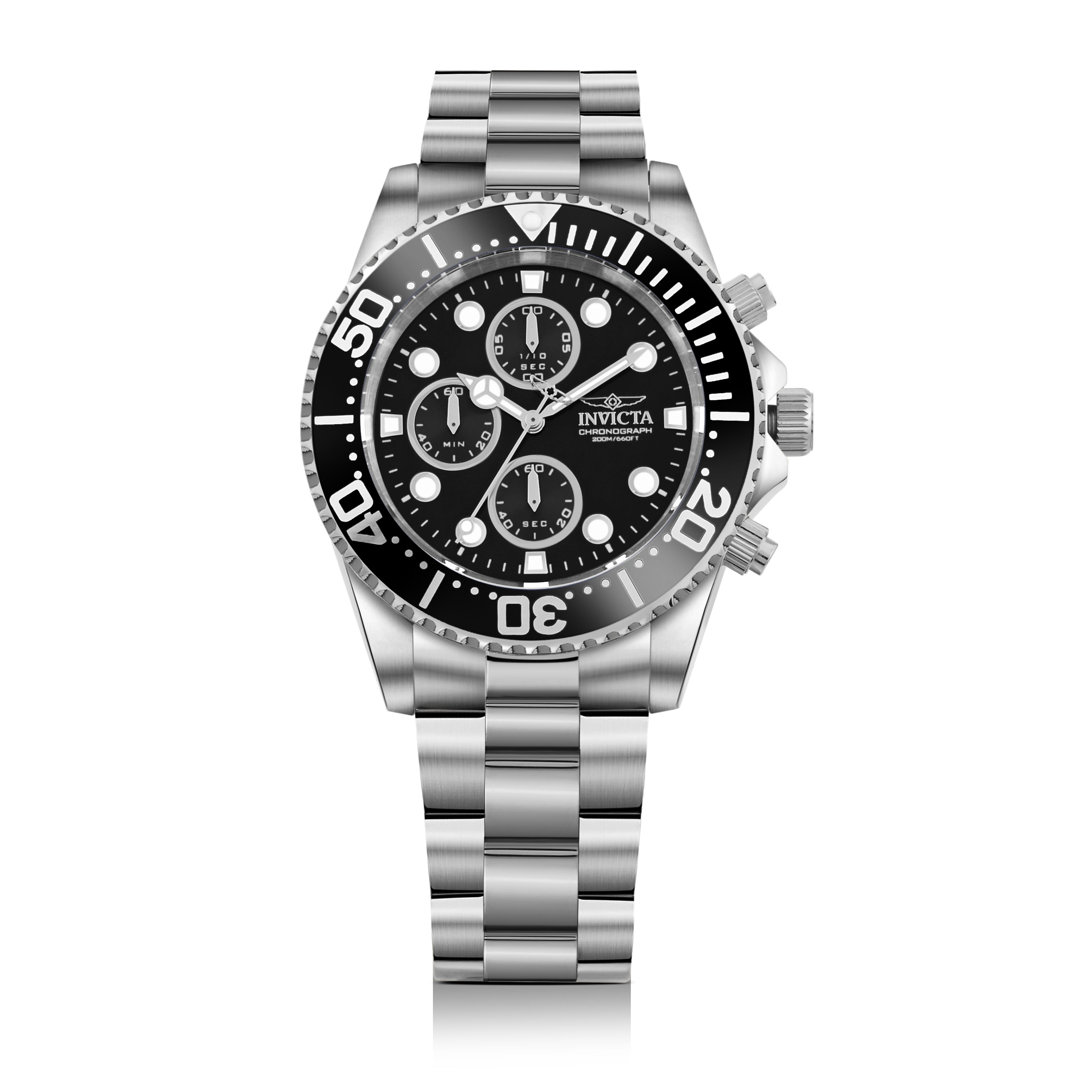 Invicta Pro Diver Quartz Black Dial Analog Watch For - Gents 1768