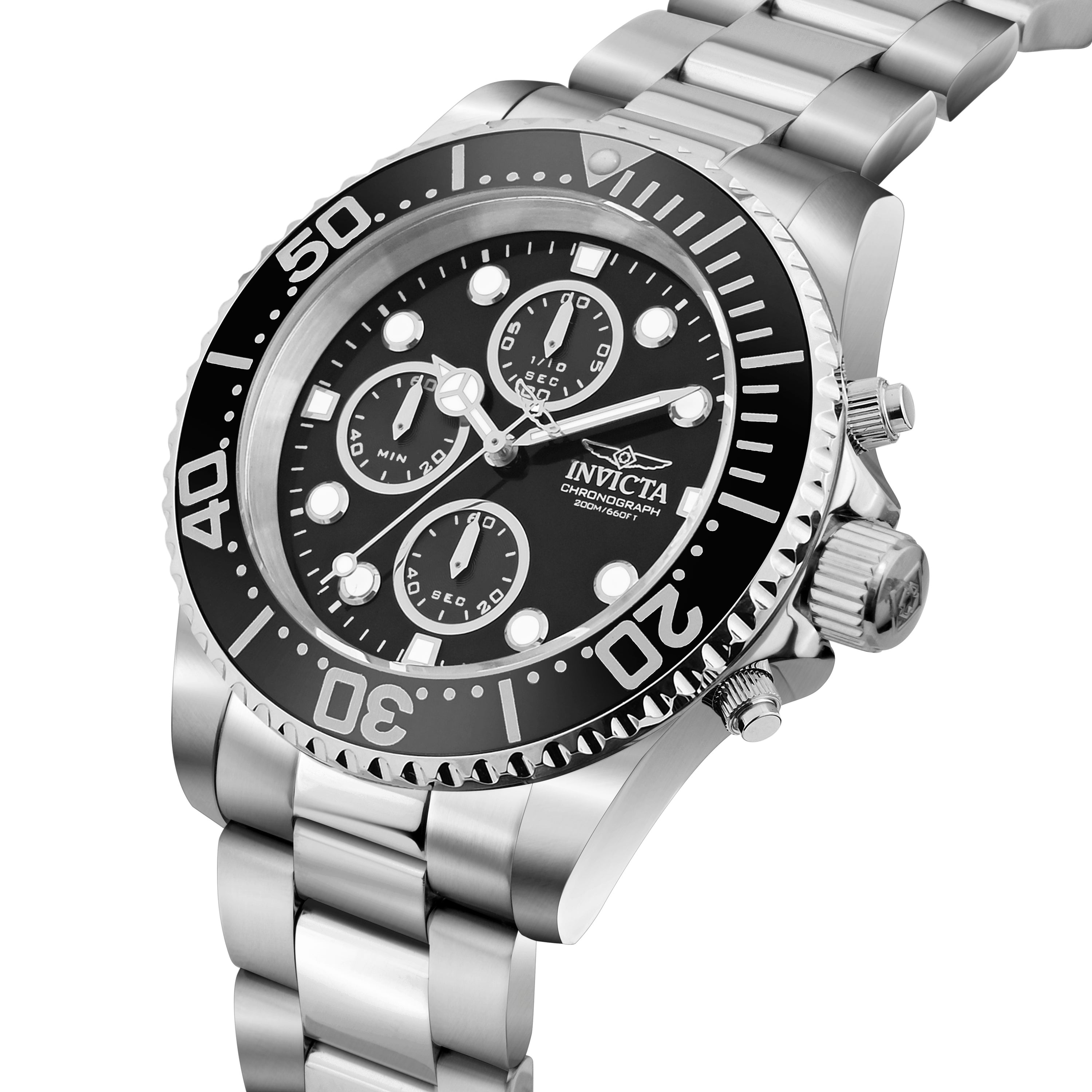 Invicta Pro Diver Quartz Black Dial Analog Watch For - Gents 1768
