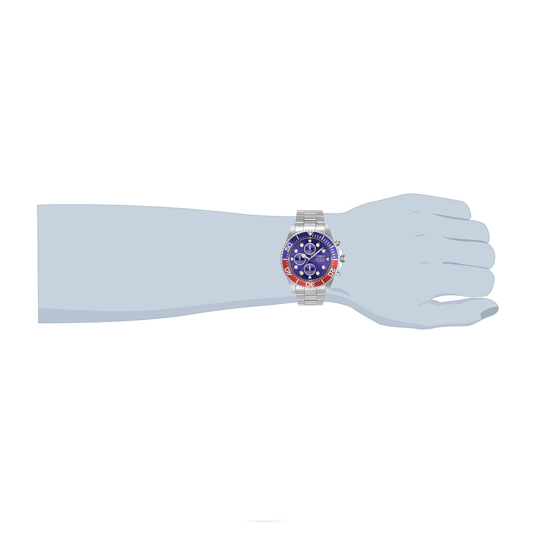 Invicta Pro Diver Analog Blue Dial Men&
