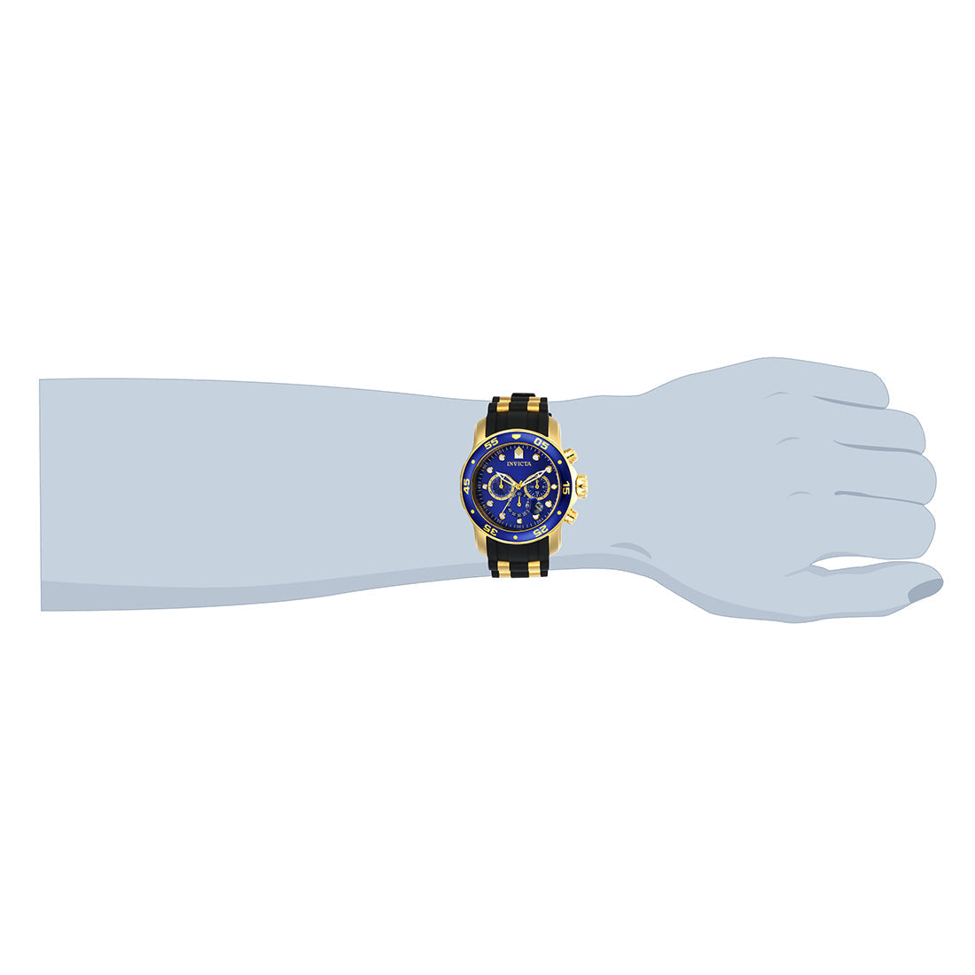 Invicta Analog Black Dial MenS Watch-17882