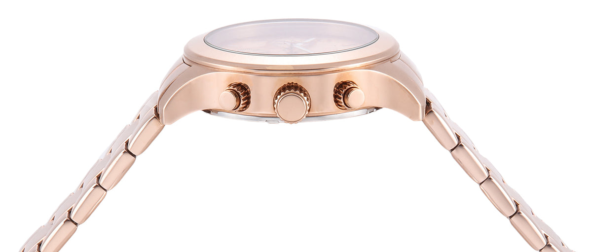 INVICTA Angel Quartz Movement Rose Gold Analog Dial Watch For Ladies- 19218