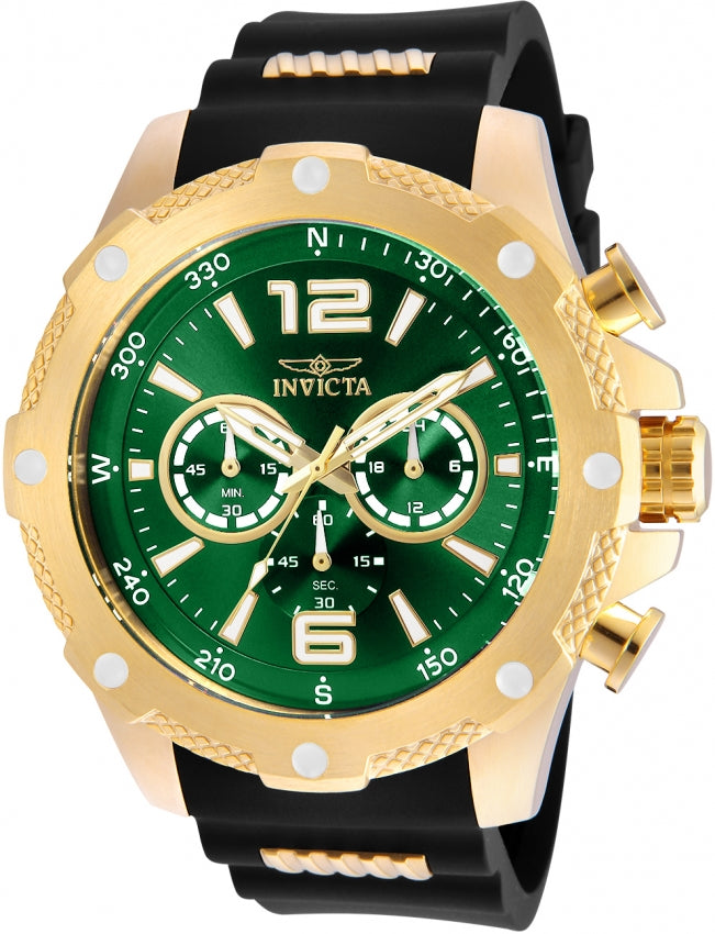 Invicta I-Force Quartz Green Dial Analog Watch For - Gents 19661
