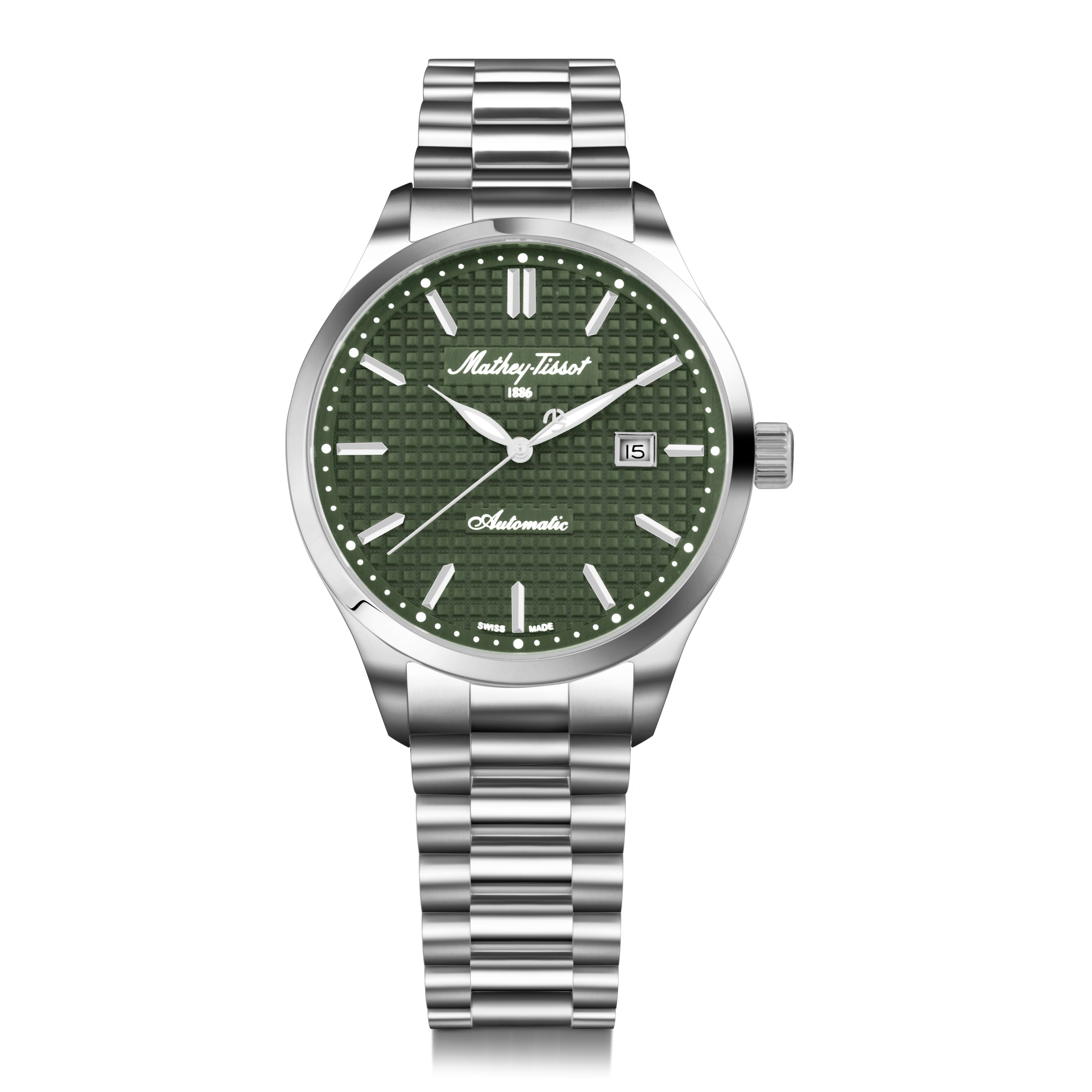 Mathey-Tissot Swiss Made Green Dial Automatic Watch For Men - H411ATAV