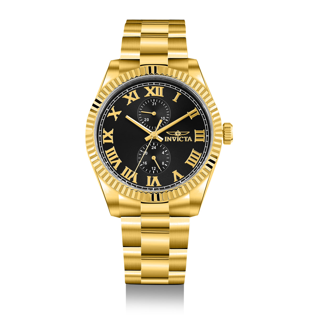 Invicta Specialty Quartz Black Dial Analog Watch For - Gents 47429
