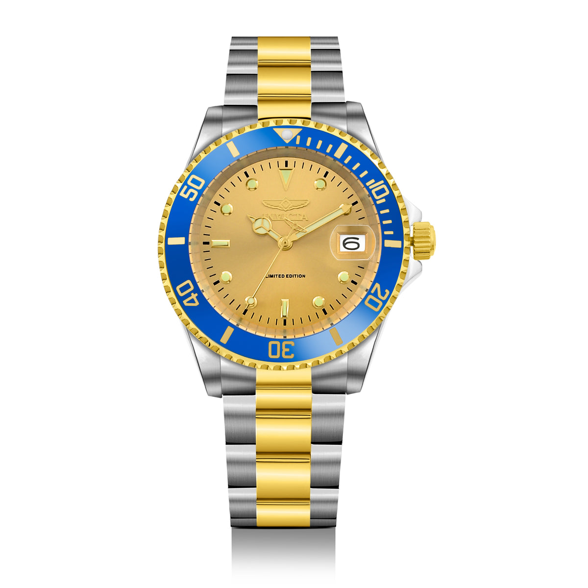 Invicta Pro Diver Automatic Gold Dial Analog Watch For - Gents 47394