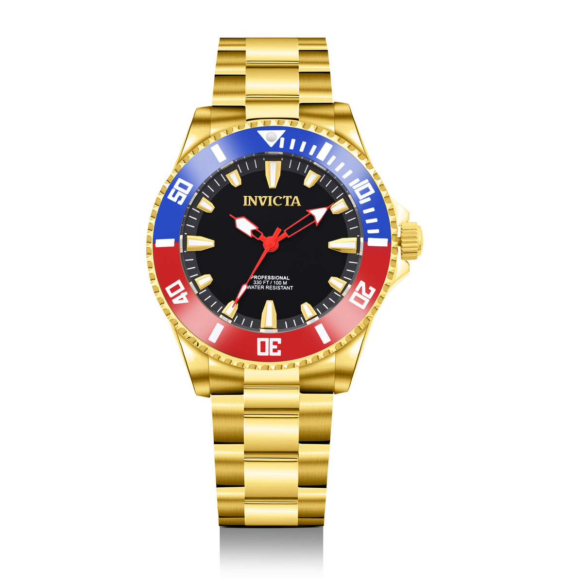 Invicta Pro Diver Quartz Black Dial Analog Watch For - Gents 46648