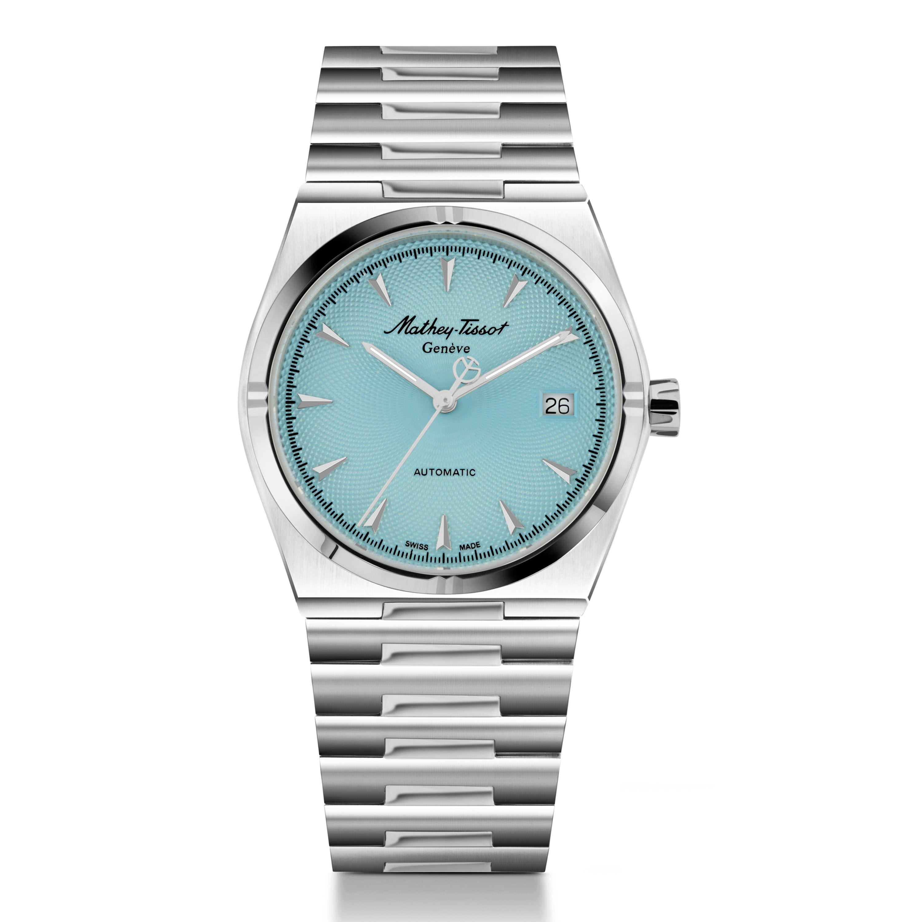 Mathey-Tissot Swiss Made Blue Dial Automatic Watch For Men - H118ATSK