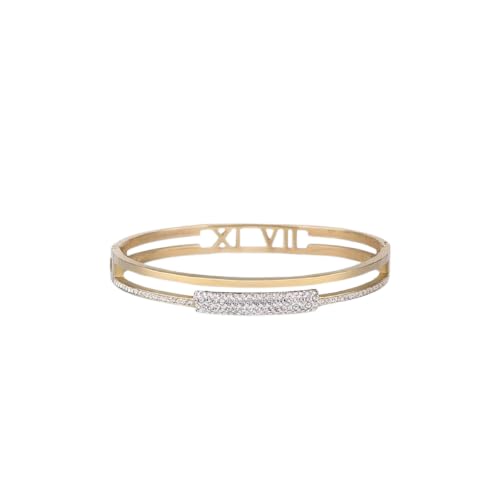 Santa Barbara Polo Yellow Gold Stainless Steel Bracelet For Women - SBJ.7.1065-2