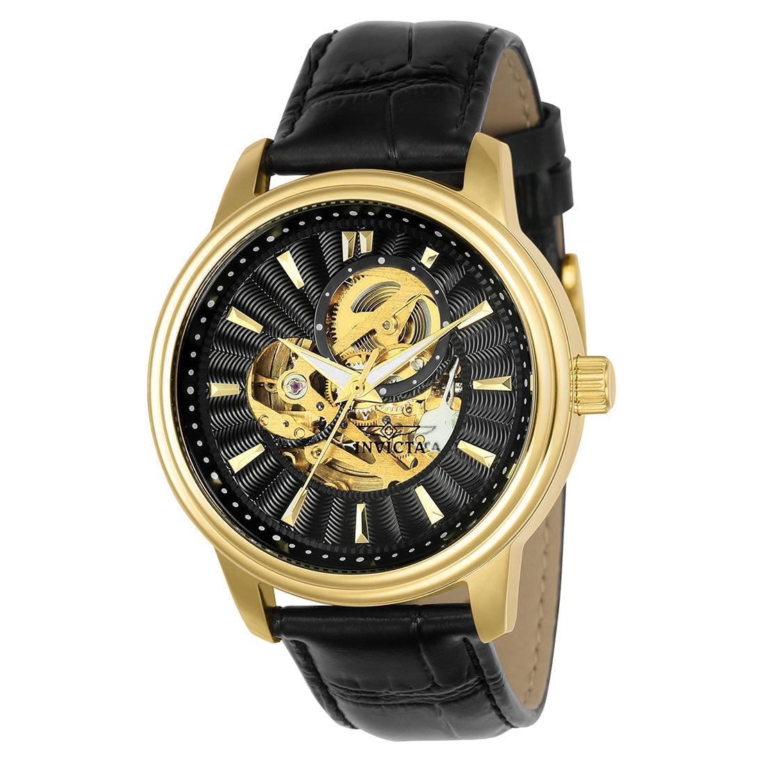 Invicta Analog Gold Dial Men&