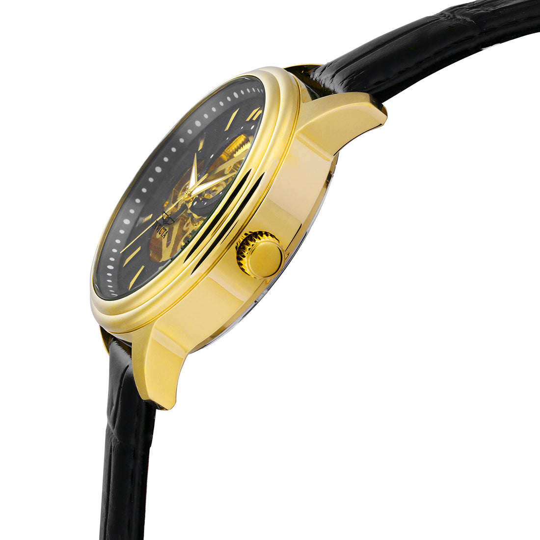 Invicta Analog Gold Dial Men&