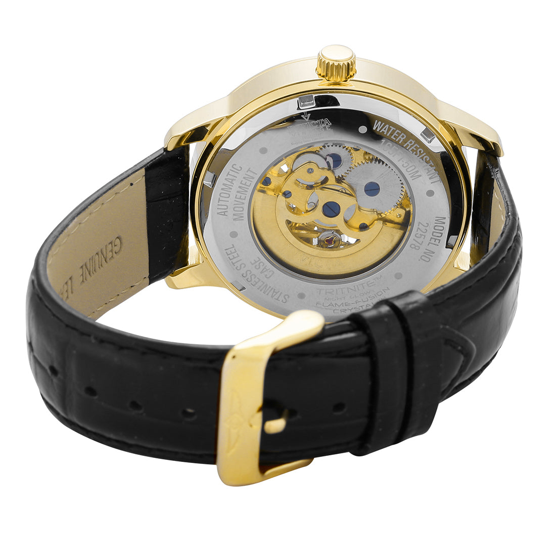 Invicta Analog Gold Dial Men&