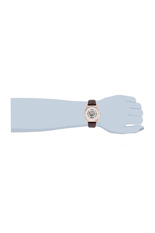 Invicta Leather Casual Analog White Dial Mens Watch-22596
