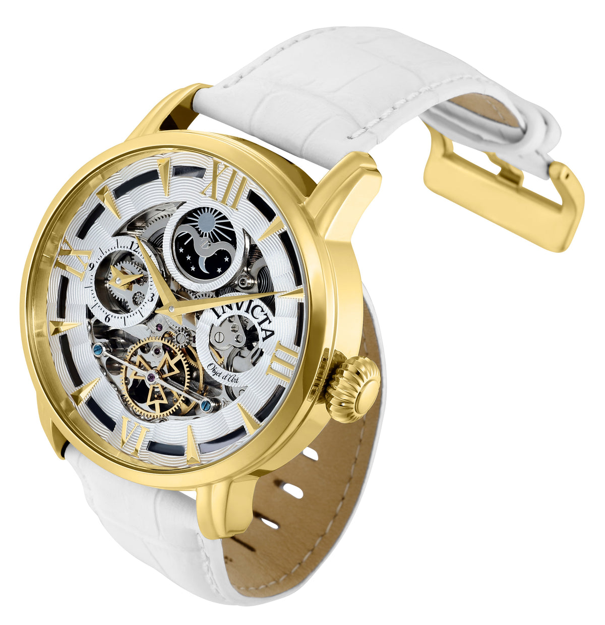 Invicta Objet D Art Automatic Silver Dial Analog Watch For - Gents 22652