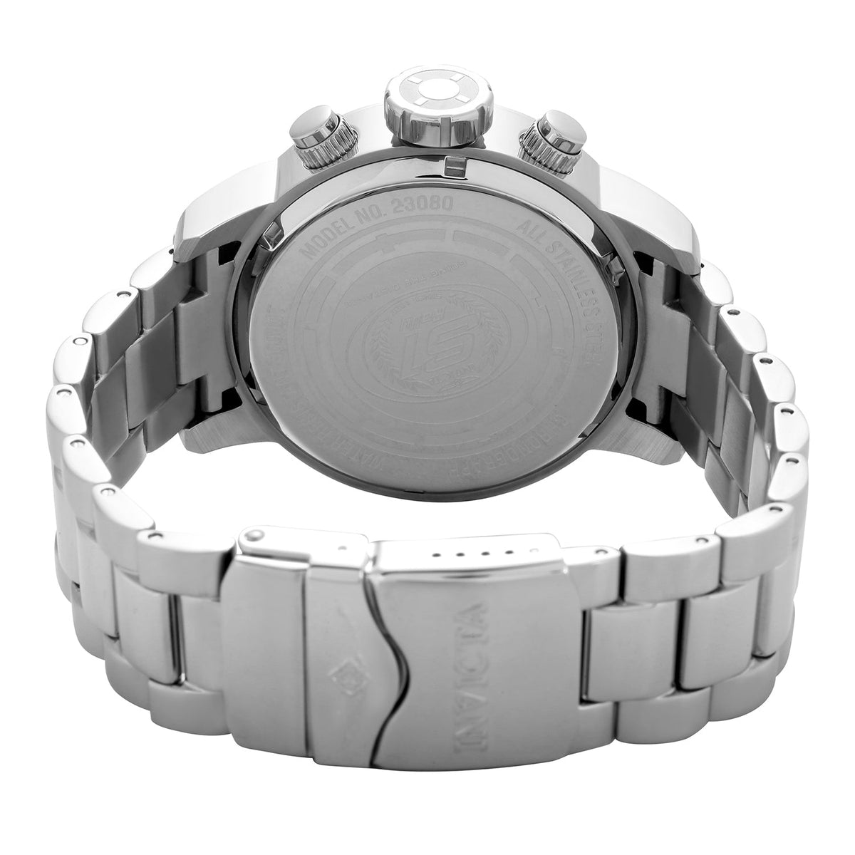Invicta Stainless Steel S1 Rally Analog Blue Dial, Band Color Silver Mens Watch-23080