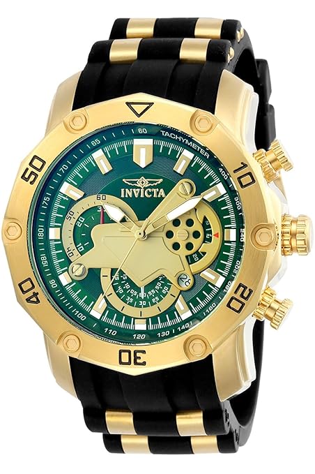 Invicta Pro Diver Analog Green Dial Watch for Mens - 23425