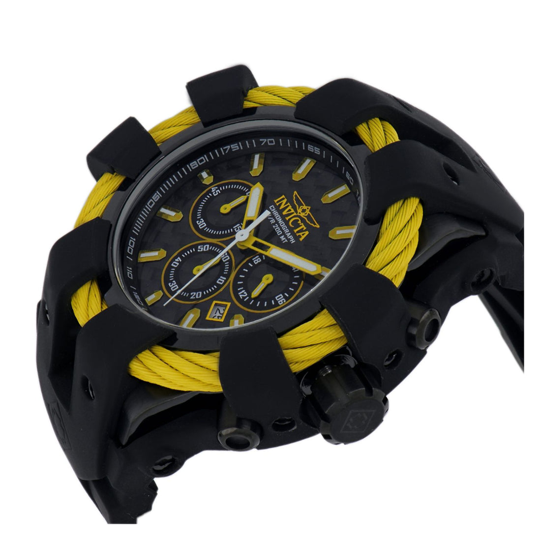 Invicta Bolt Quartz Black Dial Analog Watch For - Gents 23871