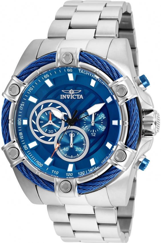 Invicta Bolt Quartz Blue Dial Analog Watch For Gents - 25513