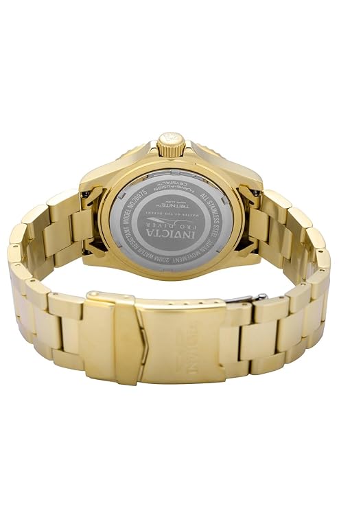 Invicta Silicone Analog Black Dial Men&