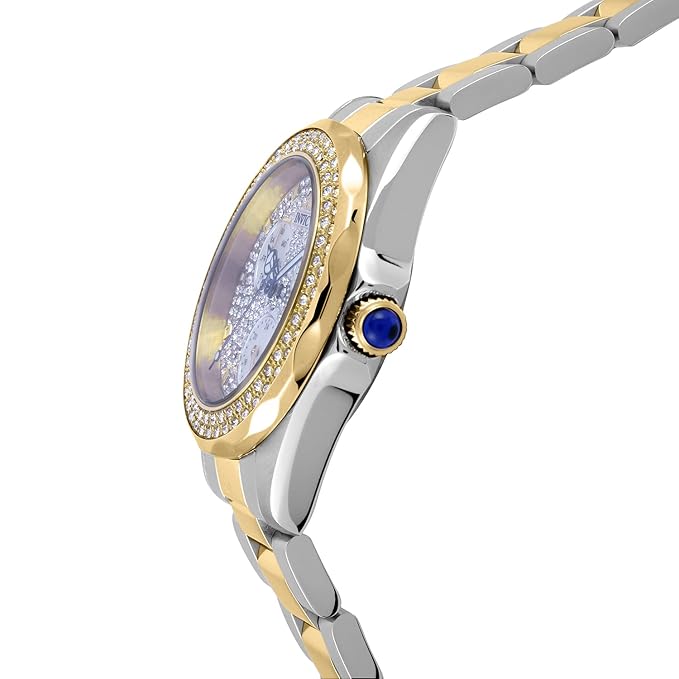 Invicta Stainless Steel Angel Analog White Dial,Silver Band Watch for Men- 28433
