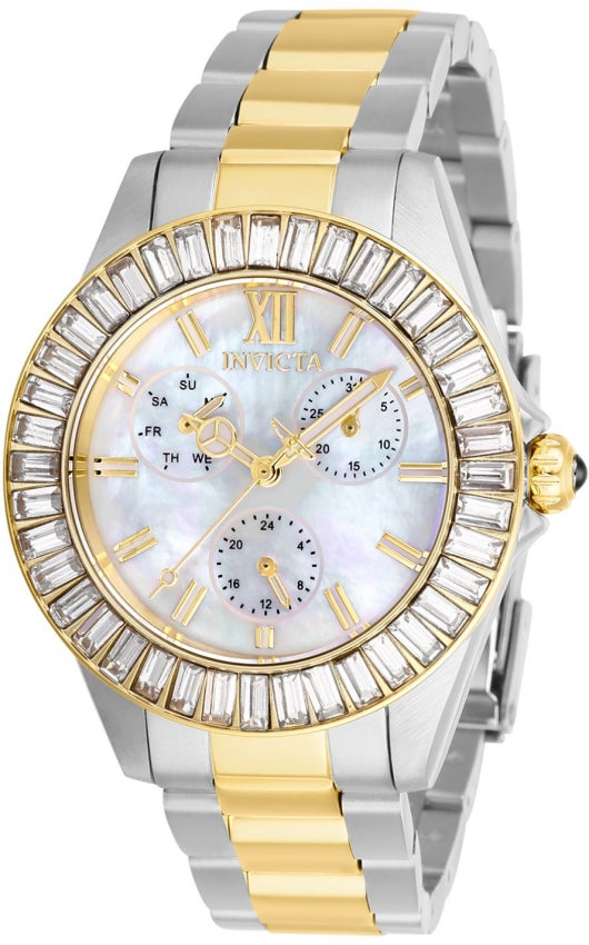 Invicta Angel Quartz Caliber VH68 Movement White Dial Analog Watch For - Ladies 28451