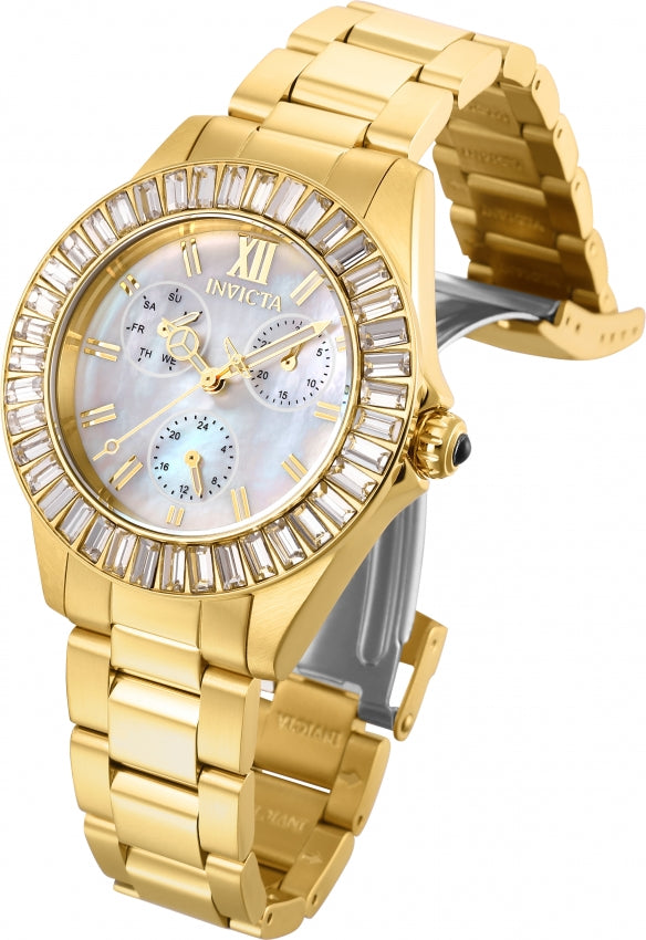 Invicta Angel Quartz Caliber VH68 Movement White Dial Analog Watch For - Ladies 28452