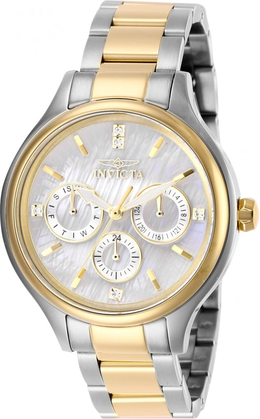 Invicta Angel Quartz Caliber VH63 Movement White Dial Analog Watch For - Ladies 28655