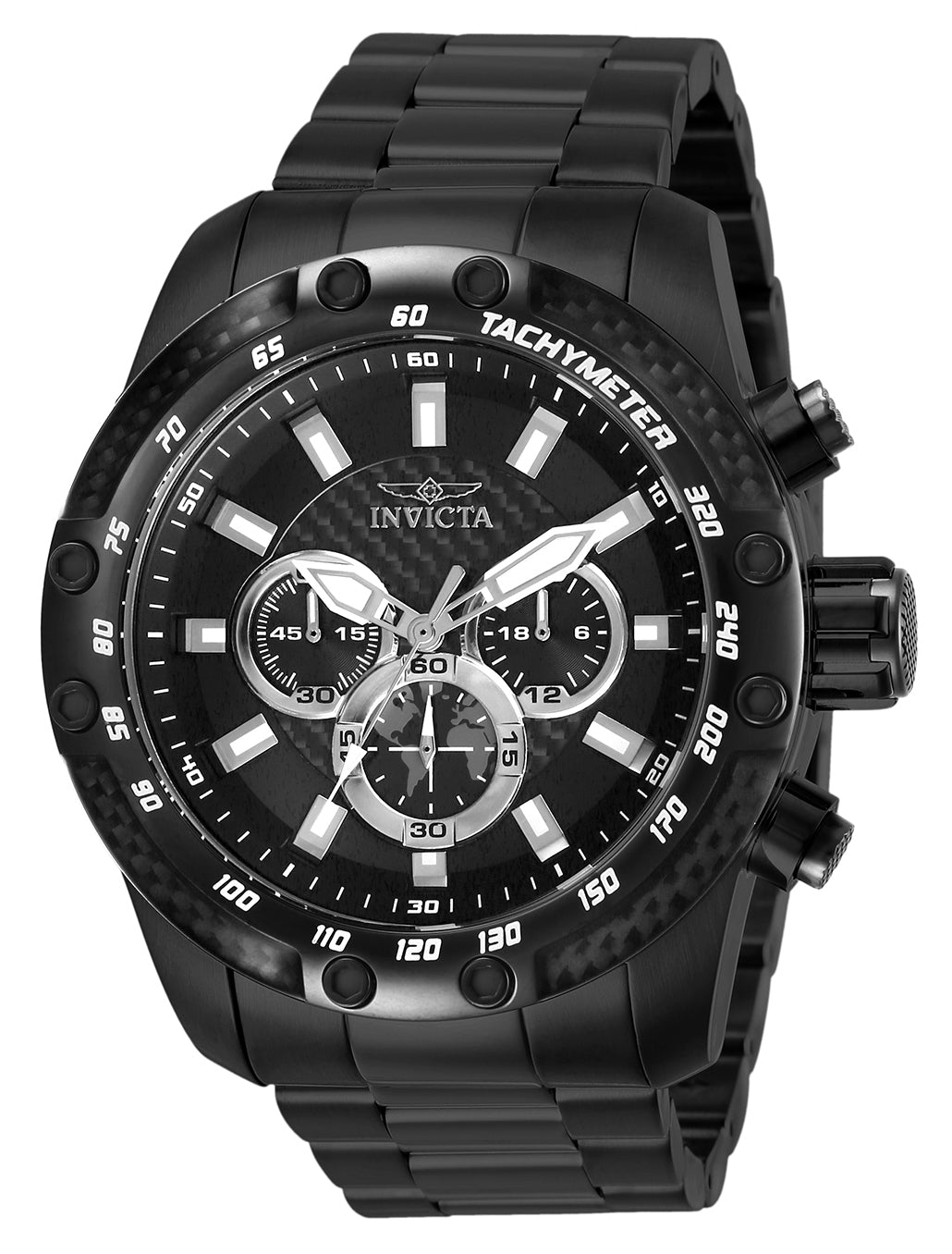 Invicta Speedway Black Dial Men&