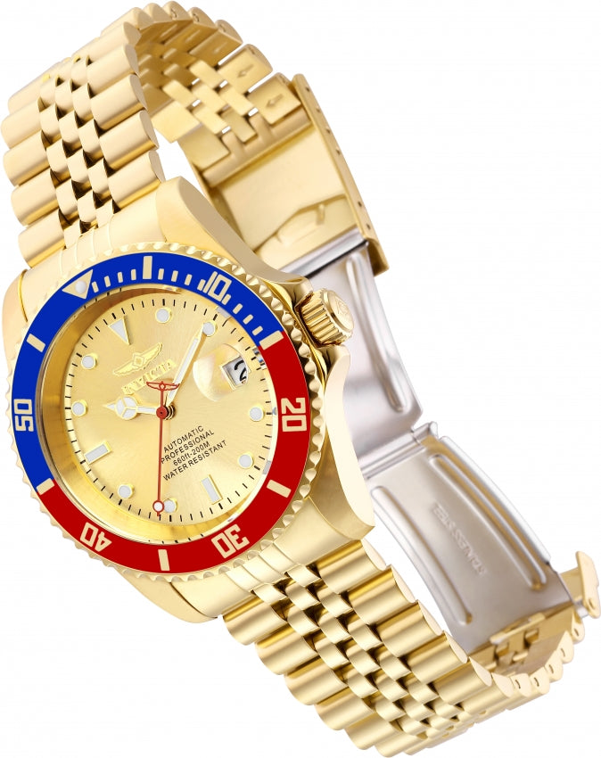 Invicta Pro Diver Automatic Gold Dial Analog Watch For Gents - 29183