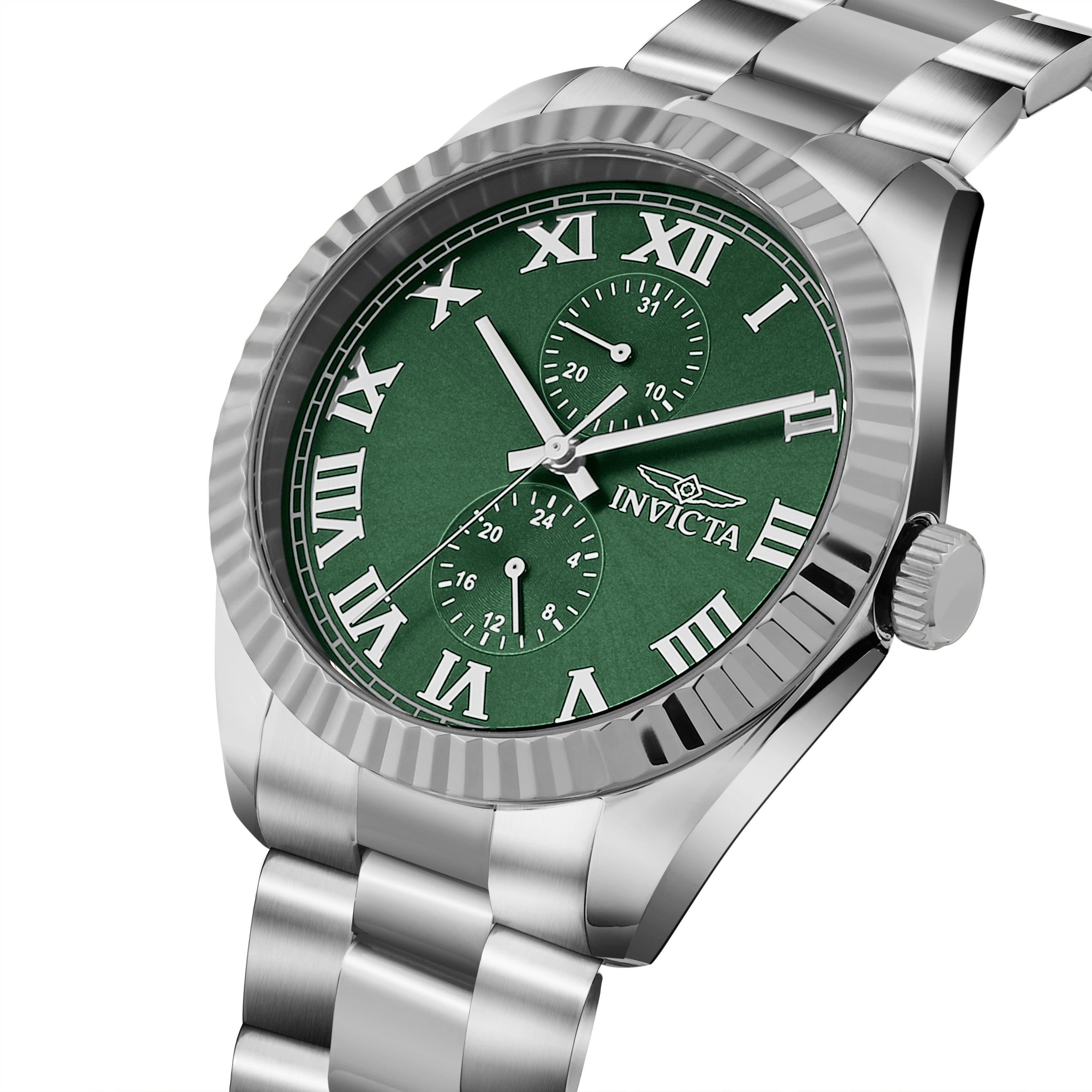 Invicta Specialty Quartz Green Dial Analog Watch For - Gents 47422
