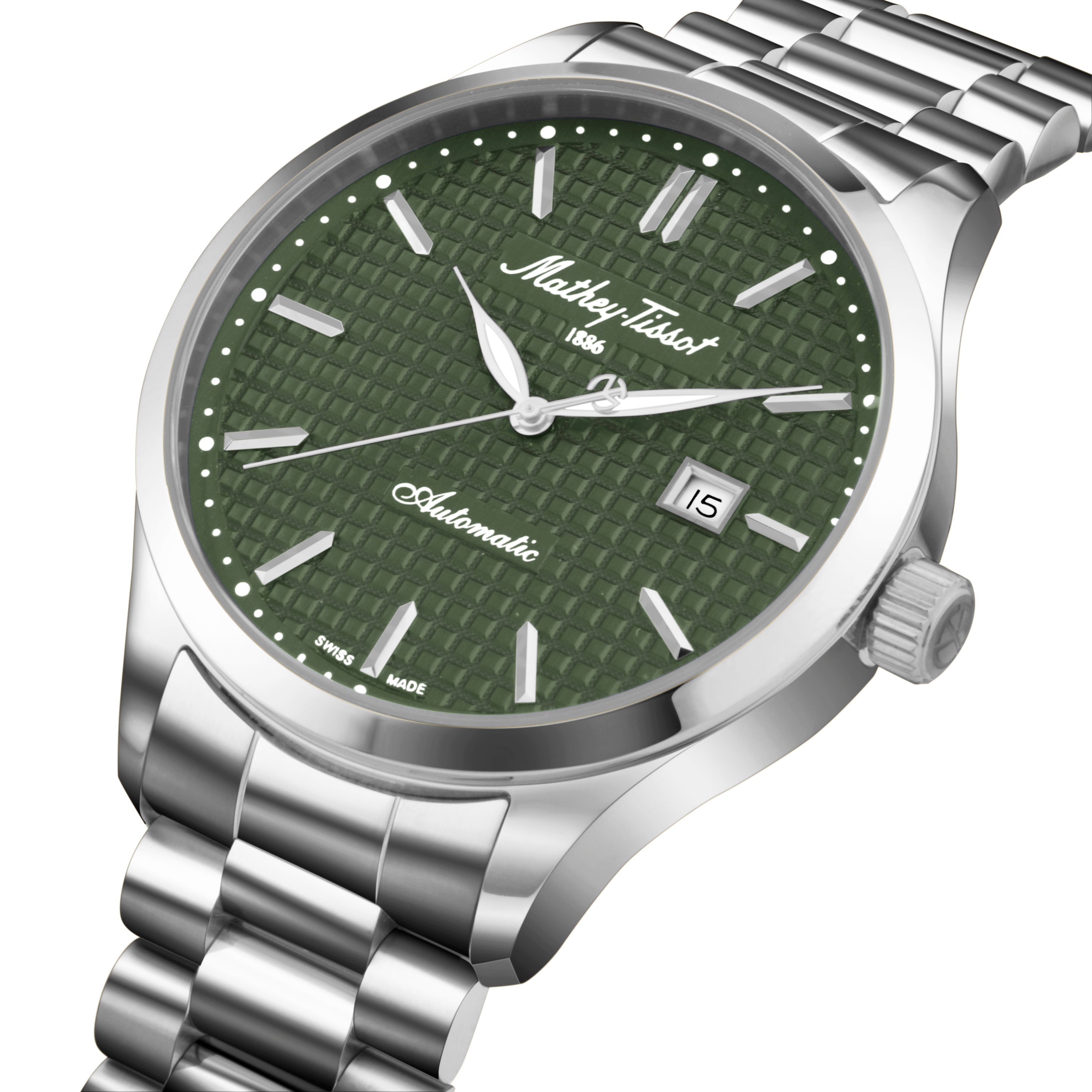 Mathey-Tissot Swiss Made Green Dial Automatic Watch For Men - H411ATAV