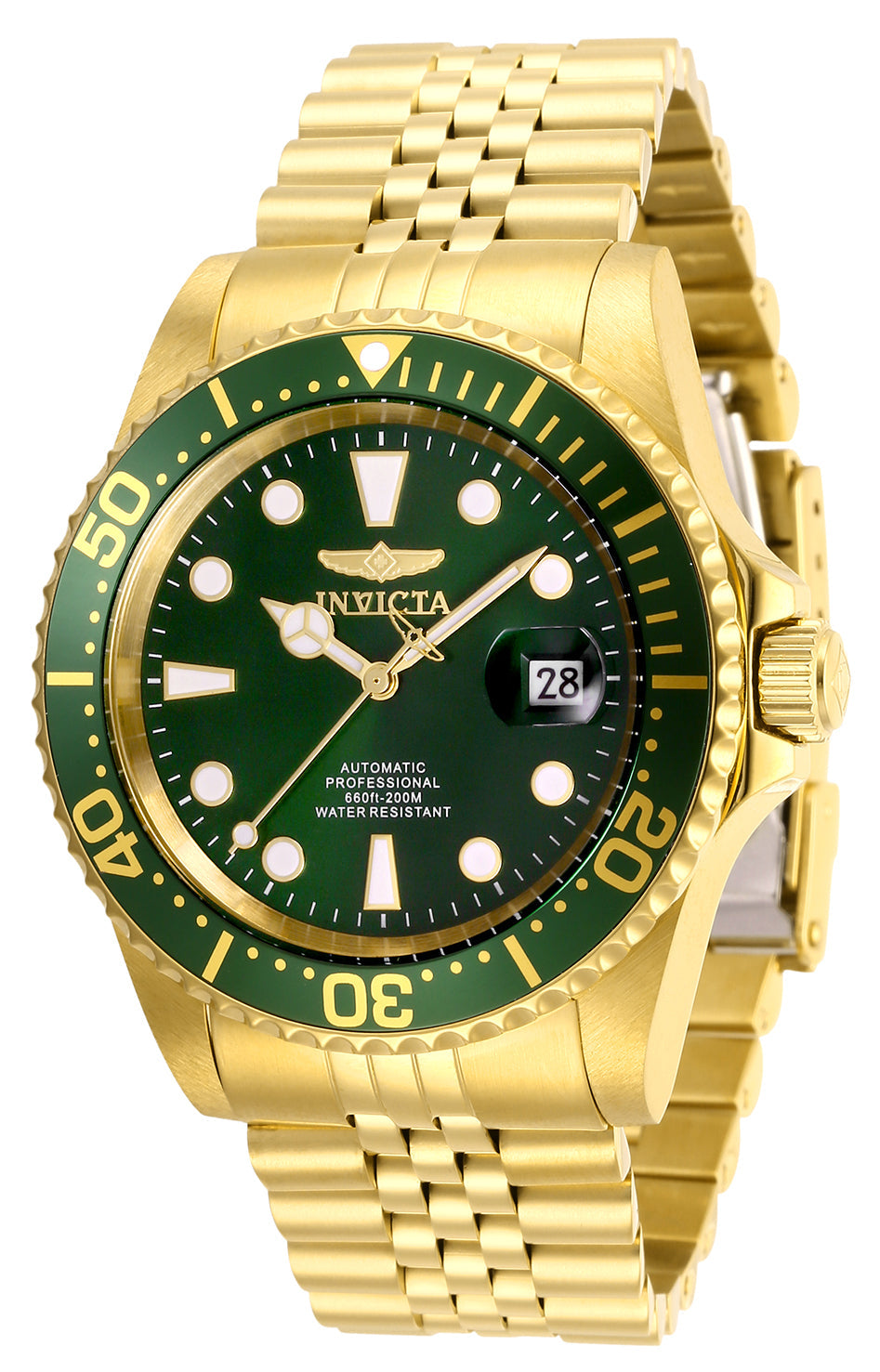 Invicta Pro Diver Automatic Green Dial Analog Watch For - Gents 30095