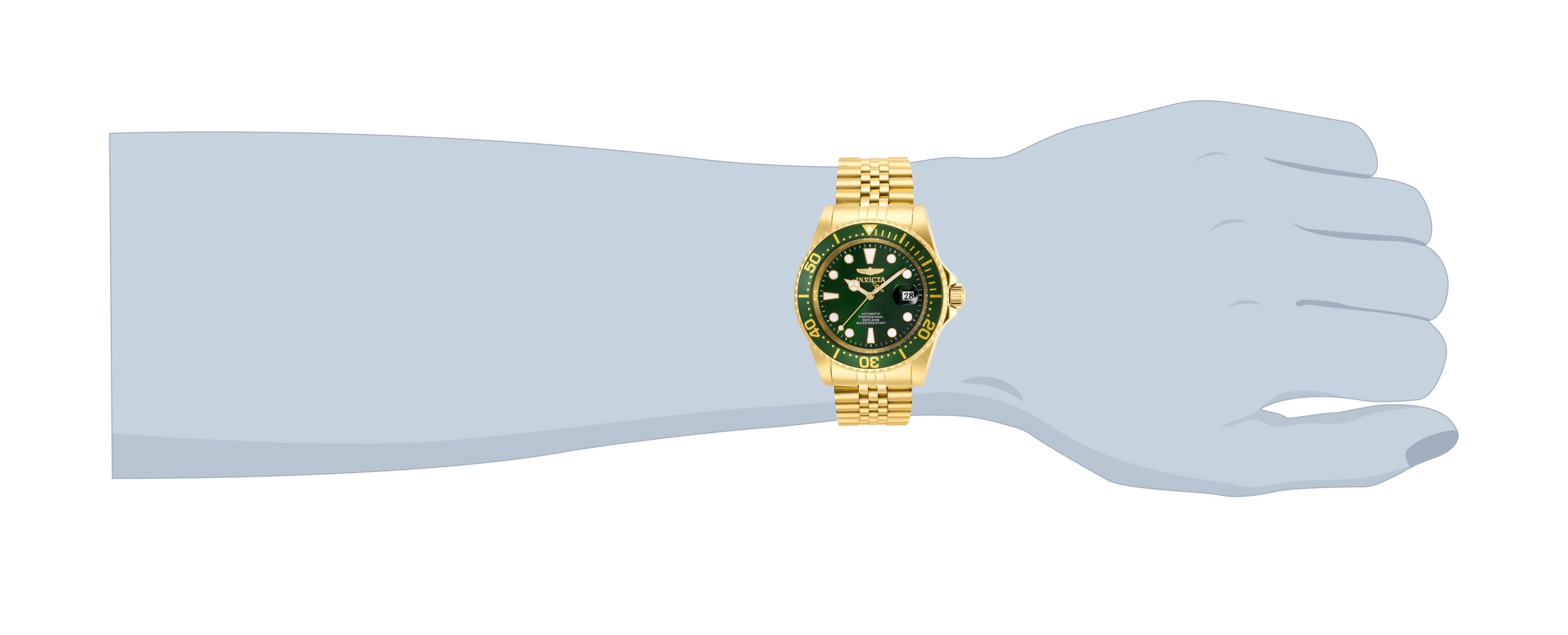 Invicta Pro Diver Automatic Green Dial Analog Watch For - Gents 30095