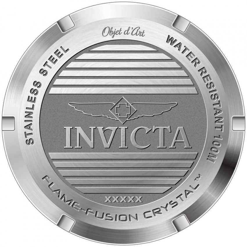 Invicta Objet D Art Quartz Brown Dial Analog Watch for Men - 30187