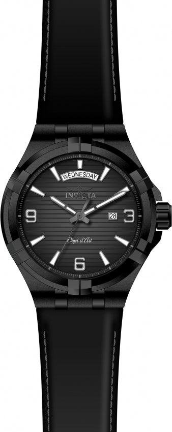 Invicta Objet D Art Quartz Black Dial Analog Watch For Gents - 30188