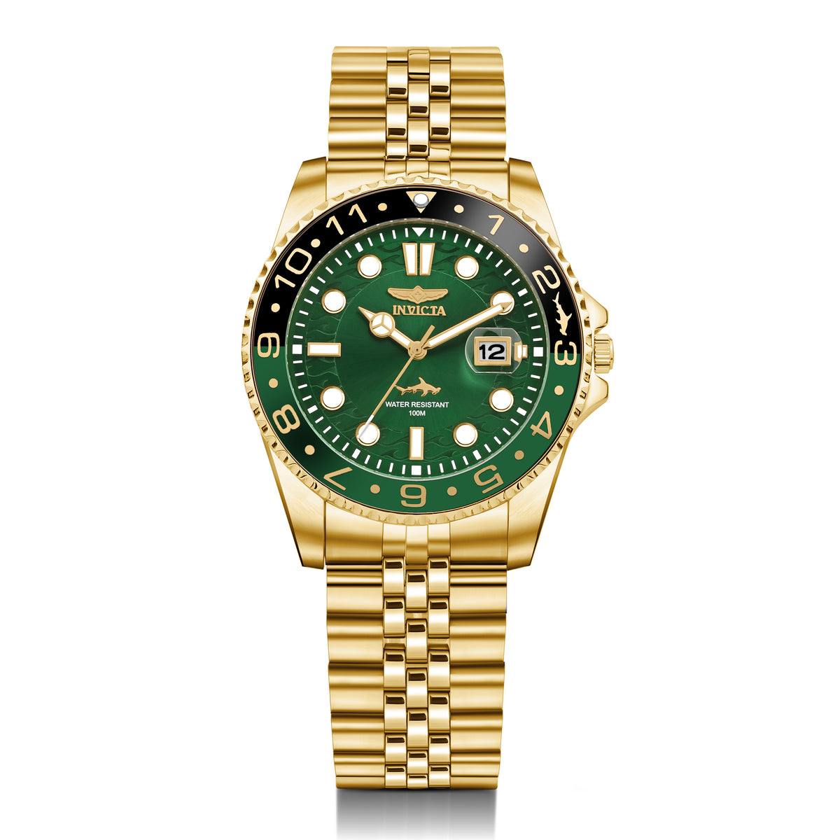 Invicta Pro Diver Quartz Green Dial Analog Watch For - Gents 30623