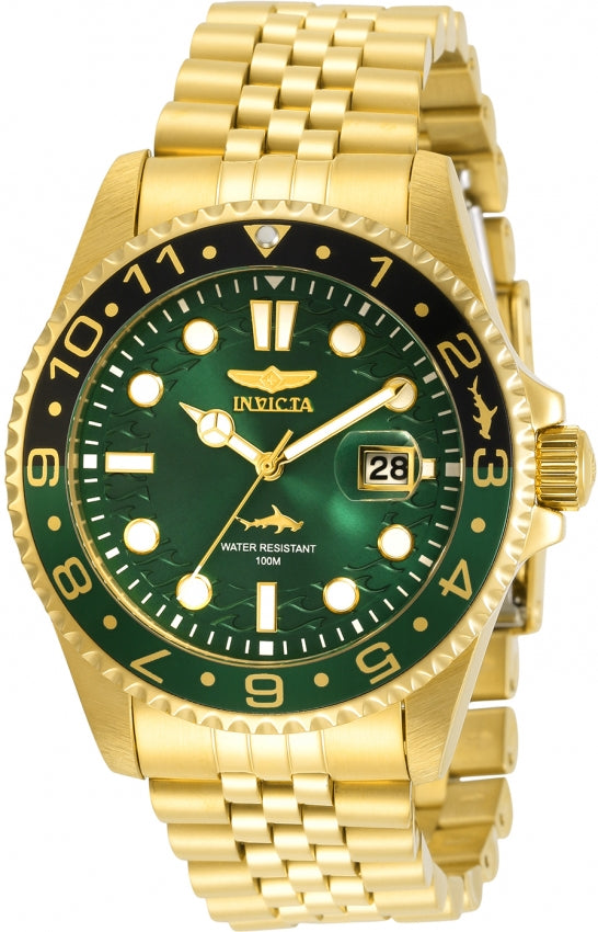 Invicta Pro Diver Quartz Green Dial Analog Watch For - Gents 30623