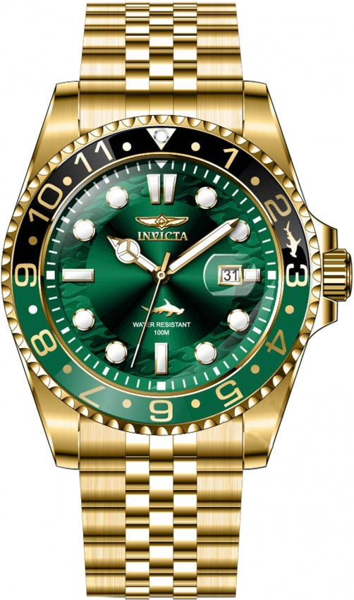 Invicta Pro Diver Quartz Green Dial Analog Watch For - Gents 30623
