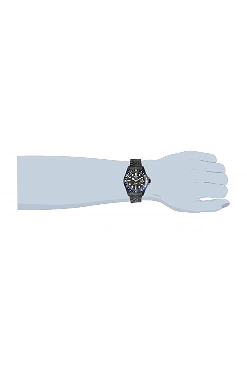 Invicta Polyurethane Analog Blue Dial Mens Watch-30079, Band Color:Multicolor