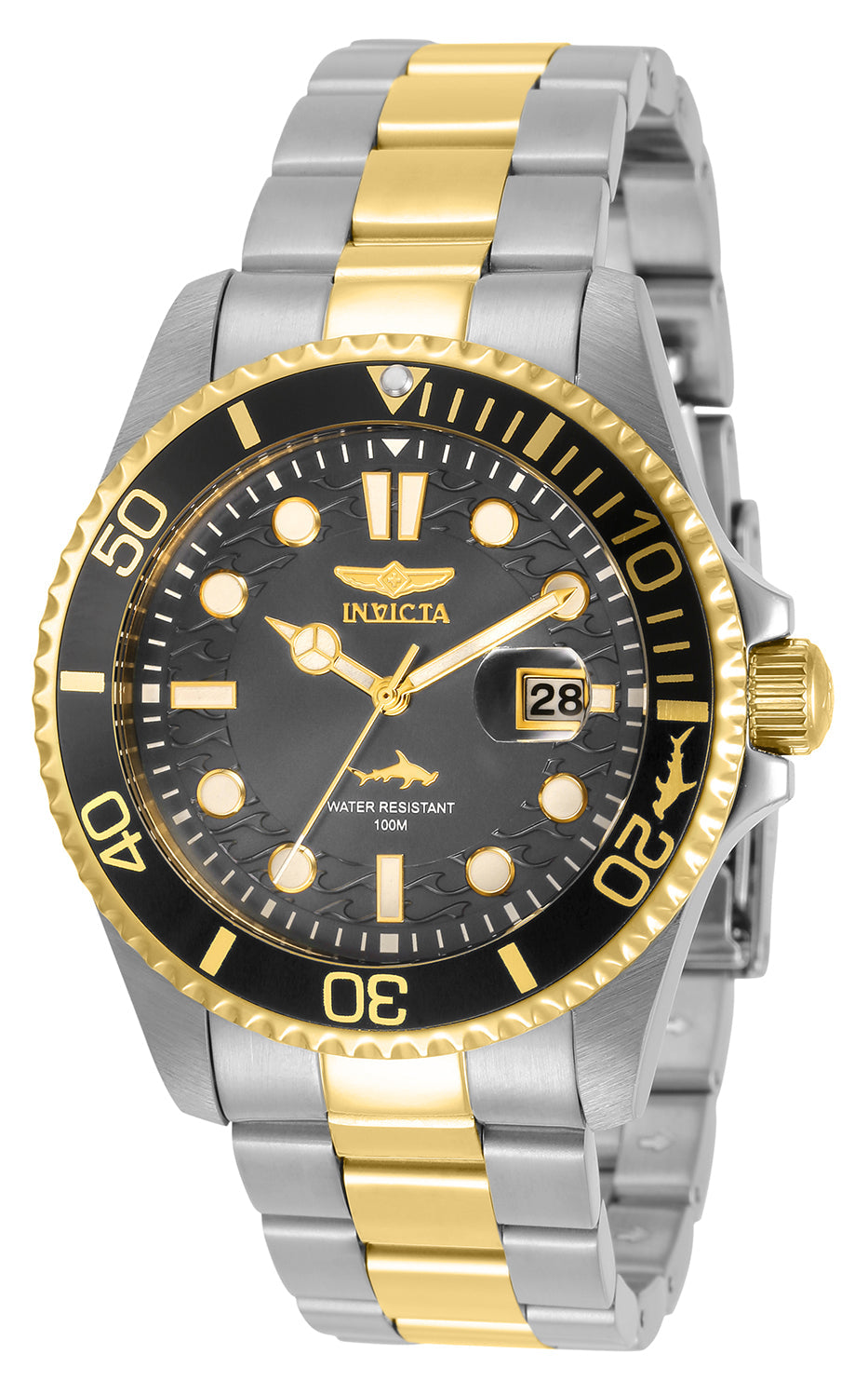 Invicta Pro Diver Quartz Charcoal Dial Analog Watch For - Gents 30809