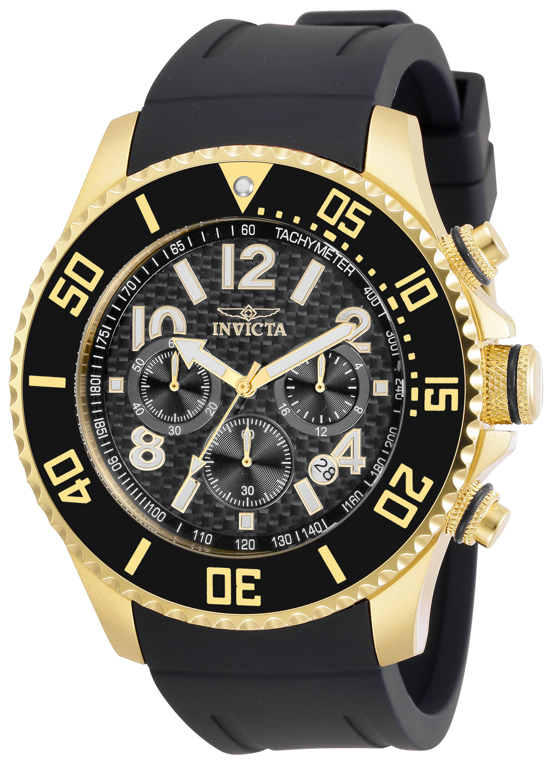 Invicta Pro Diver Quartz Black Dial Analog Watch For - Gents 30987